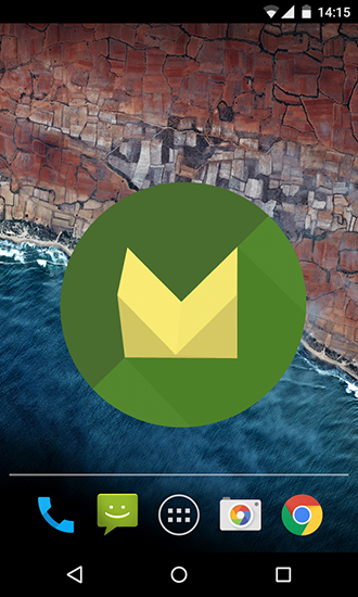 Screenshots of the Marshmallow 3D for Android tablet, phone.