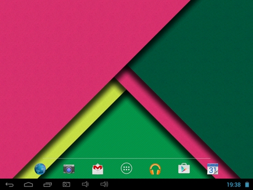 Screenshots do Material de design 3D para tablet e celular Android.