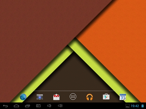 Screenshots do Material de design 3D para tablet e celular Android.