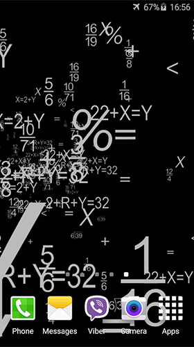 Screenshots of the Mathematics for Android tablet, phone.