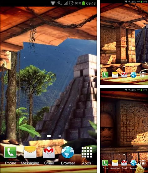 Kostenloses Android-Live Wallpaper Mysterium der Maya. Vollversion der Android-apk-App Mayan Mystery für Tablets und Telefone.