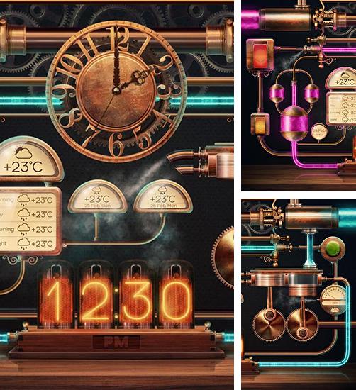 Descarga gratuita fondos de pantalla animados Tiempo mecánico  para Android. Consigue la versión completa de la aplicación apk de Mechanica weather para tabletas y teléfonos Android.
