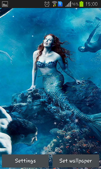 Mermaid - скачати безкоштовно живі шпалери для Андроїд на робочий стіл.