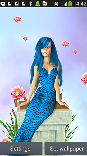 Mermaid by Latest Live Wallpapers - безкоштовно скачати живі шпалери на Андроїд телефон або планшет.