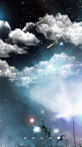 Meteor shower by Amax LWPS - безкоштовно скачати живі шпалери на Андроїд телефон або планшет.