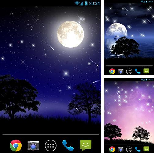 Kostenloses Android-Live Wallpaper Meteor Stele. Vollversion der Android-apk-App Meteor stele für Tablets und Telefone.
