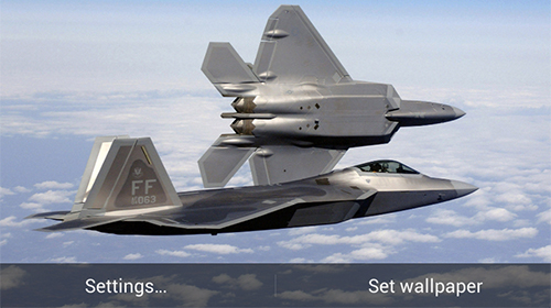 Screenshots do Aeronaves militares para tablet e celular Android.