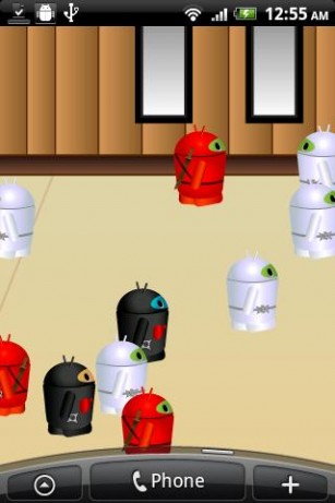 Screenshots of the Mini droid city for Android tablet, phone.