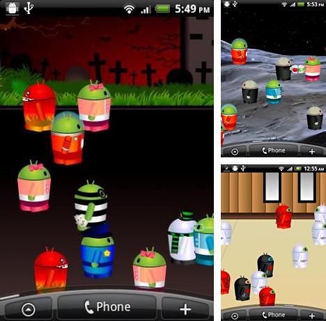 Télécharger le fond d'écran animé gratuit Ville des mini androides  . Obtenir la version complète app apk Android Mini droid city pour tablette et téléphone.
