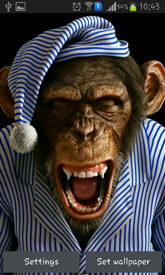 Monkey 3D - безкоштовно скачати живі шпалери на Андроїд телефон або планшет.