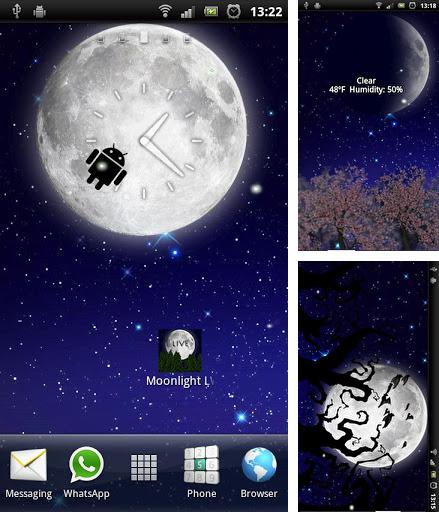Télécharger le fond d'écran animé gratuit La lumière de la Lune . Obtenir la version complète app apk Android Moomlight pour tablette et téléphone.