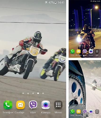 Download live wallpaper Motorbike drift for Android. Get full version of Android apk livewallpaper Motorbike drift for tablet and phone.