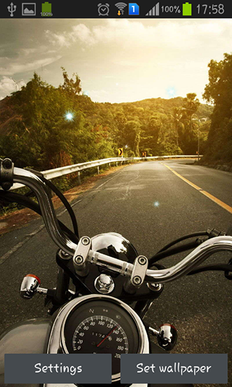 Motorcycle - безкоштовно скачати живі шпалери на Андроїд телефон або планшет.