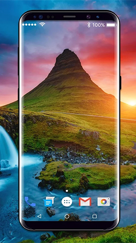 Screenshots do Natureza de montanha HD para tablet e celular Android.