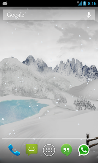 Mountain weather by LittleCake Media für Android spielen. Live Wallpaper Bergwetter kostenloser Download.