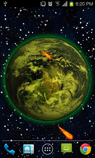 Screenshots of the Moving Earth 3D for Android tablet, phone.