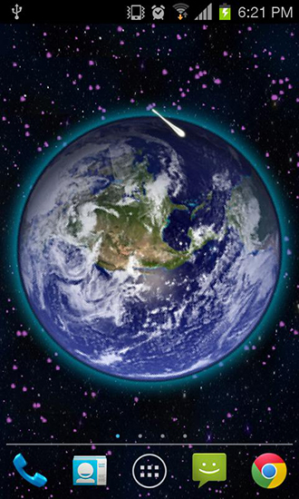 Screenshots of the Moving Earth 3D for Android tablet, phone.