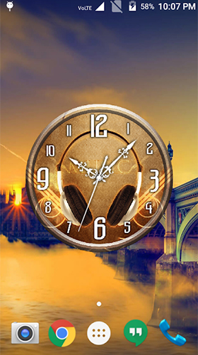 Download livewallpaper Music clock for Android. Get full version of Android apk livewallpaper Music clock for tablet and phone.