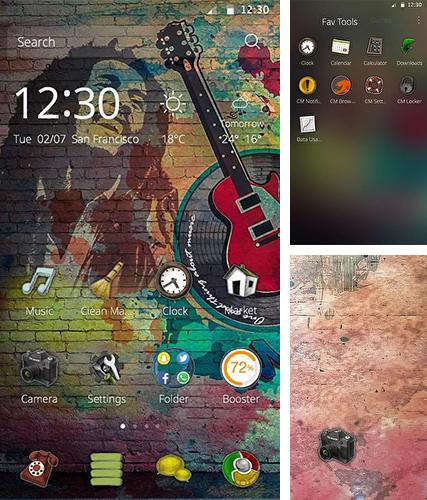 En plus du fond d'écran Fleurs de lotus  pour téléphones et tablettes Android, vous pouvez aussi télécharger gratuitement Vie de musique, Music life.