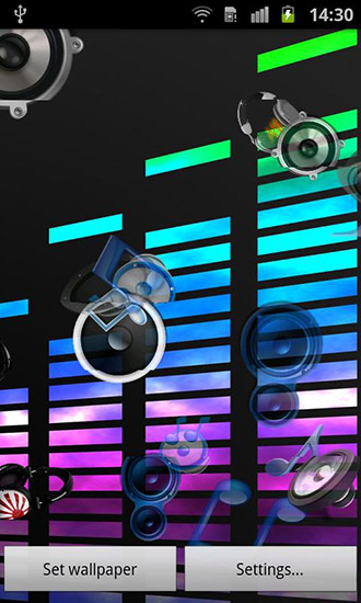 Screenshots von Music sound für Android-Tablet, Smartphone.