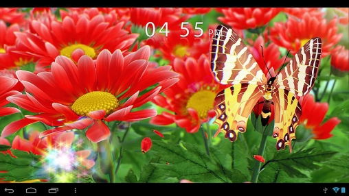 Screenshots of the My flower for Android tablet, phone.