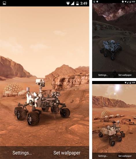 Додатково до живої шпалери Блиск для Android телефонів та планшетів, Ви можете також безкоштовно скачати My Mars.
