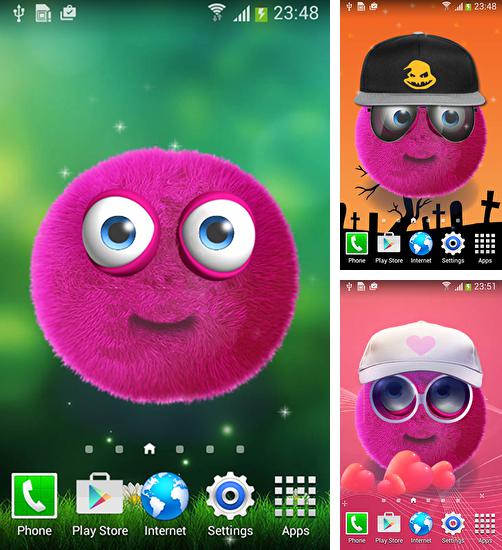Додатково до живої шпалери Рожевий шовк для Android телефонів та планшетів, Ви можете також безкоштовно скачати My talking Chu.