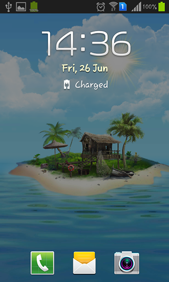 Скриншот Mysterious island. Скачать живые обои на Андроид планшеты и телефоны.