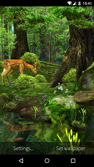 Papeis de parede animados Natureza 3D para Android. Papeis de parede animados Nature 3D para download gratuito.
