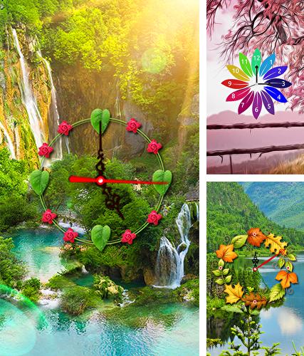 Download live wallpaper Nature: Clock for Android. Get full version of Android apk livewallpaper Nature: Clock for tablet and phone.