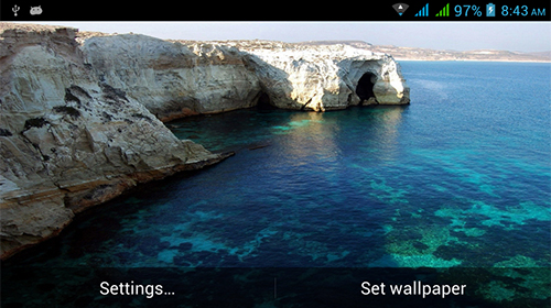 Screenshots do Natureza HD para tablet e celular Android.