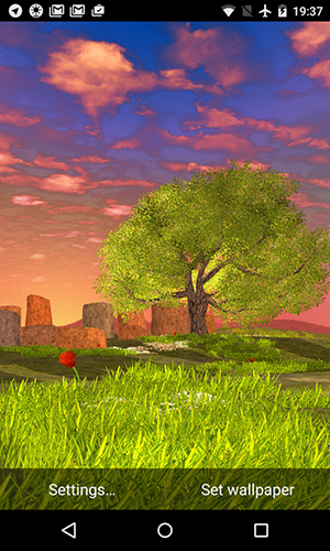 Screenshots of the Nature tree for Android tablet, phone.