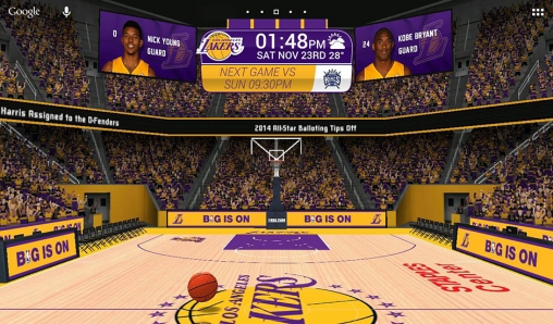 NBA 2014 für Android spielen. Live Wallpaper NBA 2014 kostenloser Download.