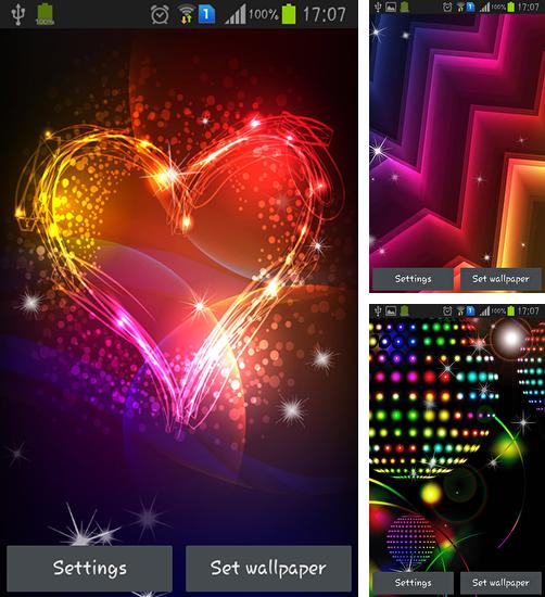 Kostenloses Android-Live Wallpaper Neon. Vollversion der Android-apk-App Neon für Tablets und Telefone.