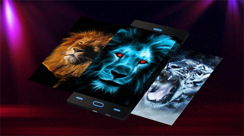 Écrans de Neon 2 HD pour tablette et téléphone Android.