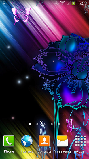 Download livewallpaper Neon butterflies for Android. Get full version of Android apk livewallpaper Neon butterflies for tablet and phone.