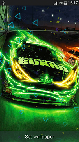 Download Neon cars - livewallpaper for Android. Neon cars apk - free download.