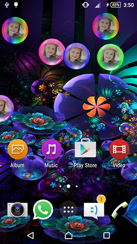 Screenshots do Flores de neon para tablet e celular Android.