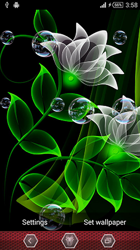 Screenshots do Flores de neon para tablet e celular Android.