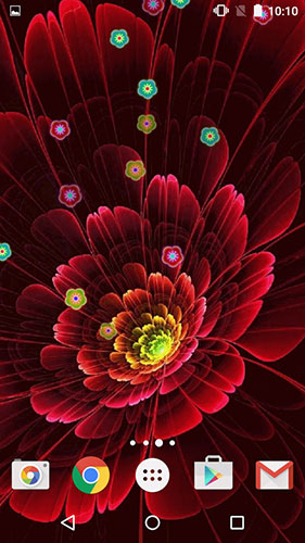 Neon flowers by Phoenix Live Wallpapers - безкоштовно скачати живі шпалери на Андроїд телефон або планшет.