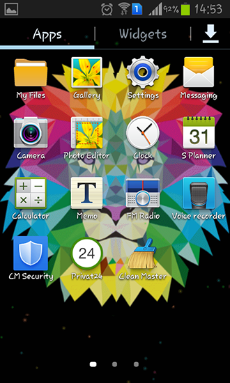 Téléchargement gratuit de Neon lion pour Android.