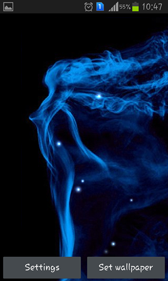 Neon smoke für Android spielen. Live Wallpaper Neon-Rauch kostenloser Download.