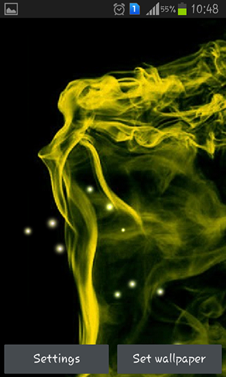 Screenshots of the Neon smoke for Android tablet, phone.