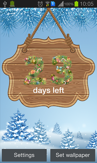 Screenshots of the New Year: Countdown by Creative work for Android tablet, phone.