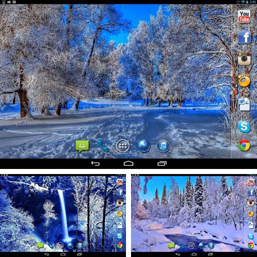 Kostenloses Android-Live Wallpaper Netter Winter. Vollversion der Android-apk-App Nice winter für Tablets und Telefone.