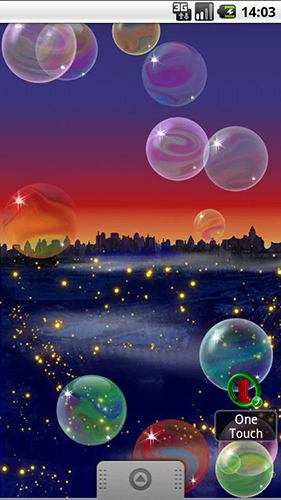 Fondos de pantalla animados a Nicky bubbles para Android. Descarga gratuita fondos de pantalla animados Burbujas multicolores .