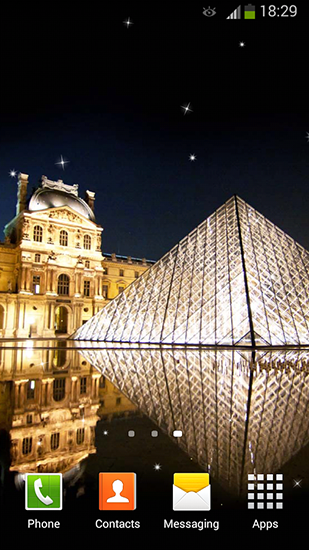 Screenshots do Noite em Paris para tablet e celular Android.