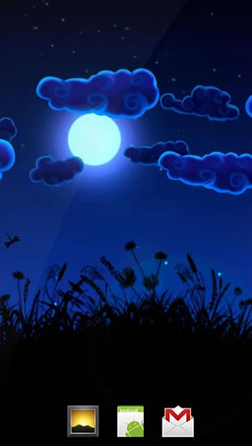 Fondos de pantalla animados a Night Nature para Android. Descarga gratuita fondos de pantalla animados Naturaleza nocturna.