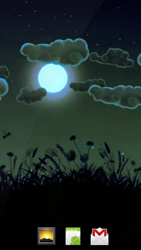 Screenshots of the Night Nature for Android tablet, phone.