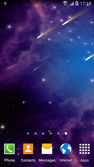 Night sky by Amax lwps für Android spielen. Live Wallpaper Nachthimmel kostenloser Download.